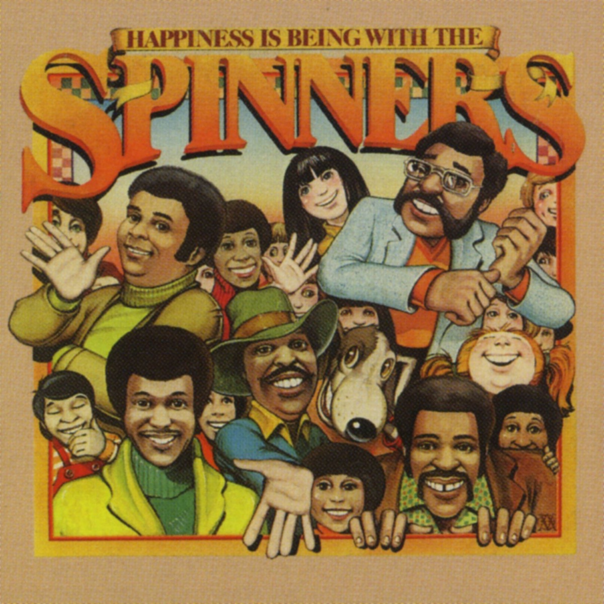 Happiness Is Being With the Spinners Album Cover by The Spinners