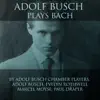 Adolf Busch Plays Bach album lyrics, reviews, download