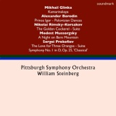 Mikhail Glinka: Kamarinskaya - Alexander Borodin: Prince Igor Dances - Nikolai Rimsky-Korsakov: Golden Cockerel Suite - Sergei Prokofiev: The Love for Three Oranges & Symphony No. 1 in D, Op. 25, 'Classical' - Modest Mussorgsky: A Night on Bare Mountain artwork