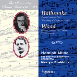 HOLBROOKE/WOOD/PIANO CONCERTOS cover art