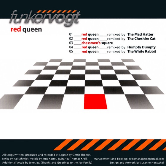Cover artwork for Red Queen (Remixed By The Mad Hatter)