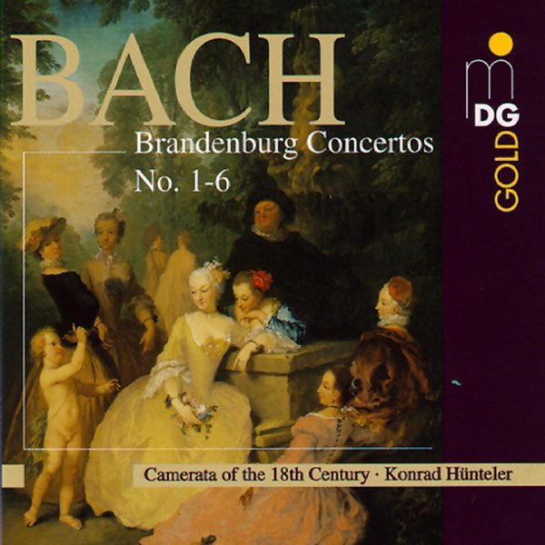 Bach: Brandenburg Concertos Nos. 1-6 by Konrad Hünteler & Camerata 