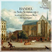 Handel: 12 Solo Sonatas, Op. 1 artwork