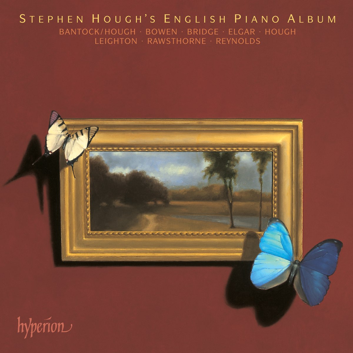 English album. Stephen Hough - the complete Musical Heritage Society recordings 1982 - 1996 (2022). Оформление English album Version.