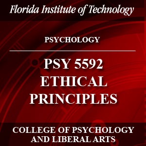 PSY 5592 Ethical Principles cover