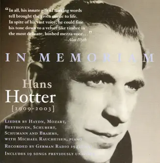 Abendlied unterm gestirnten Himmel, WoO 150 by Hans Hotter & Michael Raucheisen song reviws