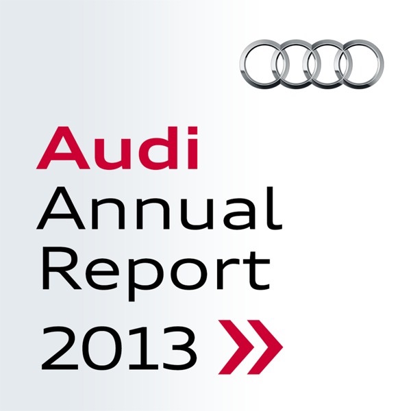 Audi 2013 Annual Report [Podcast] cover