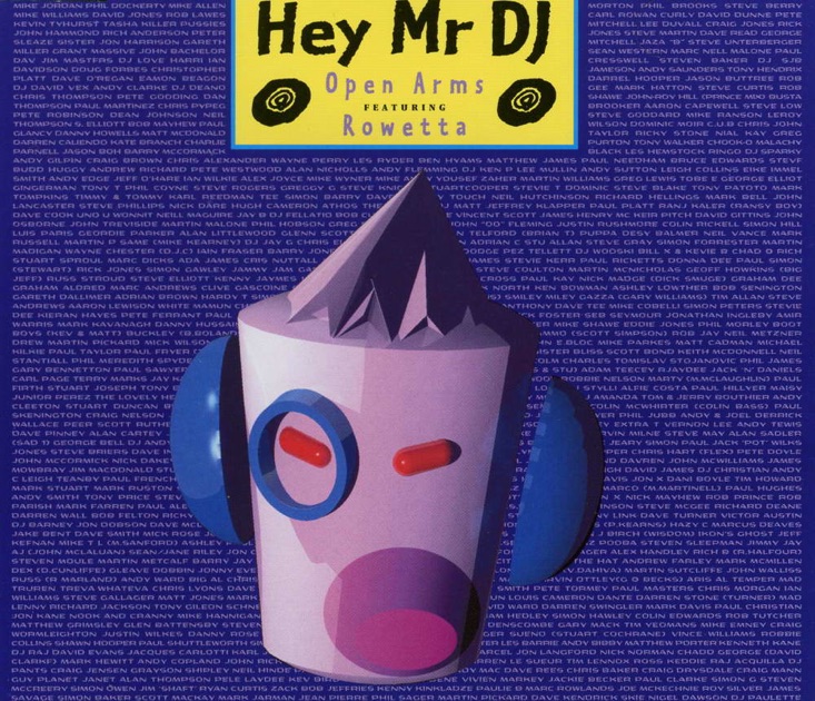 Open Arms - Hey Mr. DJ. Open Arms - Hey Mr. DJ.