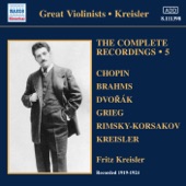 Kreisler: Complete Recordings, Vol. 5 (1919-1924) artwork