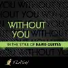 Stream & download Without You - Originally Performed by David Guetta & Usher (Karaoke / Instrumental) - Single