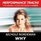 Why (Performance Track In Key of C With Background Vocals) artwork