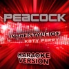 Ameritz - Peacock (In the Style of Katy Perry) (Karaoke Version)