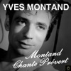 Yves Montand - Page d'ecriture