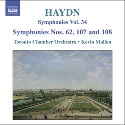 Kevin Mallon, Qian Zhou & Toronto Camerata - Symphony No. 108 in B-Flat Major, Hob. I:108, "Symphony B": I. Allegro Molto