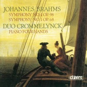 Brahms: Symphony  No. 4 & No. 1 (Original Versions for Piano Four Hands) artwork