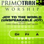Joy To the World (Unspeakable Joy) (High Key: A - Performance Backing track) artwork