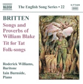 Britten: Songs and Proverbs of William Blake; Tit for Tat artwork