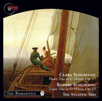 Atlantis Trio - Clara Schumann: Piano Trio in G Minor, Op. 17 - Robert Schumann: Piano Trio in D Minor, Op. 63 artwork