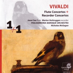 Philharmonia Baroque Orchestra, Lowell Greer & Nicholas McGegan - Recorder Concerto in C Major, RV 443: II. Largo