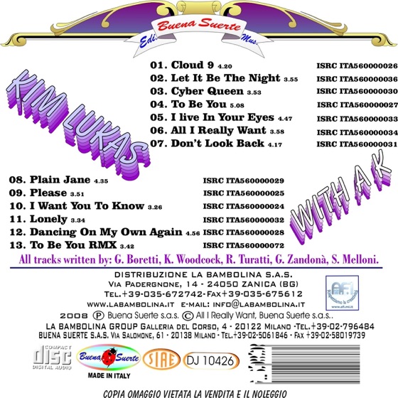 Cover artwork for All I Really Want