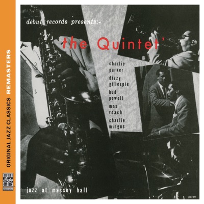 Album artwork of Charlie Parker & Dizzy Gillespie – Jazz at Massey Hall, live