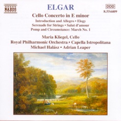 ELGAR/CELLO CONCERTO IN E MINOR cover art