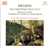 Stream & download Brahms: Four Hand Piano Music, Vol. 3