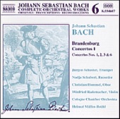 Bach: Complete Orchestral Works Vol. 6, Brandenburg Concertos Nos. 1, 2, 3 & 6 artwork