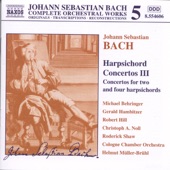J. S. Bach: Harpsichord Concertos III artwork