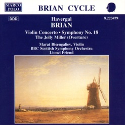 BRIAN/VIOLIN CONCERTO/SYMPHONY NO 18 cover art