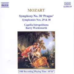 Mozart: Symphonies Nos. 38, 29 & 30 by Barry Wordsworth & Capella Istropolitana album reviews, ratings, credits