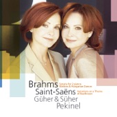 Güher & Süher Pekinel - Brahms : Sonata for 2 Pianos in F minor Op.34 : I Allegro non troppo