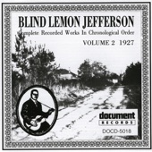 Blind Lemon Jefferson Vol. 2 (1927) artwork