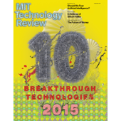 Audible Technology Review, March 2015 - Technology Review Cover Art