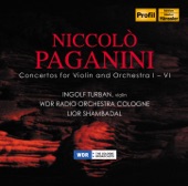 Niccolo Paganini: Concertos for Violin & Orchestra 1-6 artwork