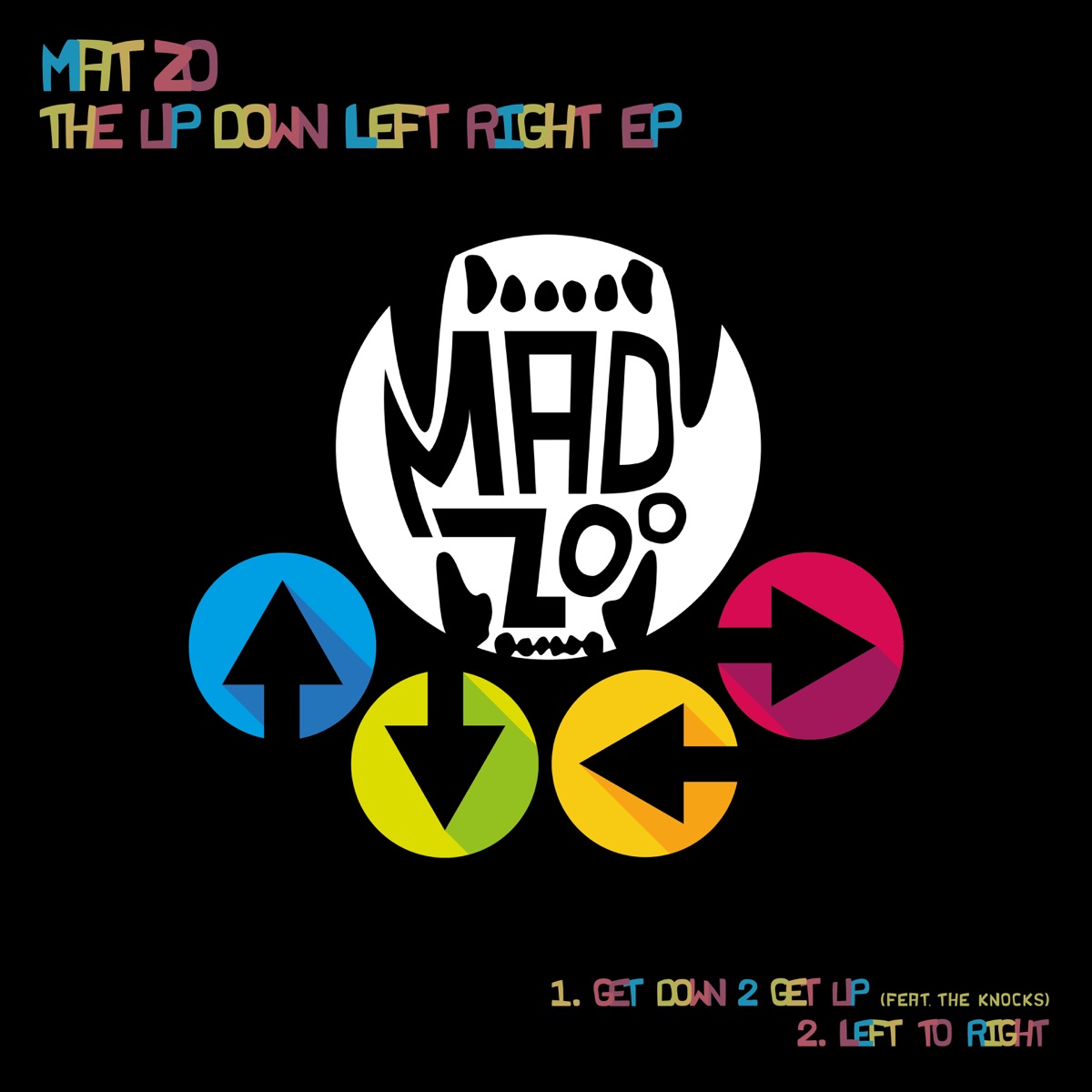 The Up Down Left Right Single Album Cover By Mat Zo