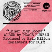 Peace Bureau Inner City Booms LP artwork