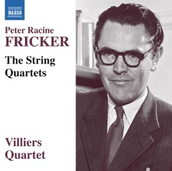 FRICKER/THE STRING QUARTETS cover art