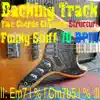 Backing Track Two Chords Changes Structure Em7 Cm7b5 song lyrics
