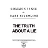 The Truth About a Lie - Single