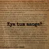 Kya Tum Aaoge? - Single album lyrics, reviews, download