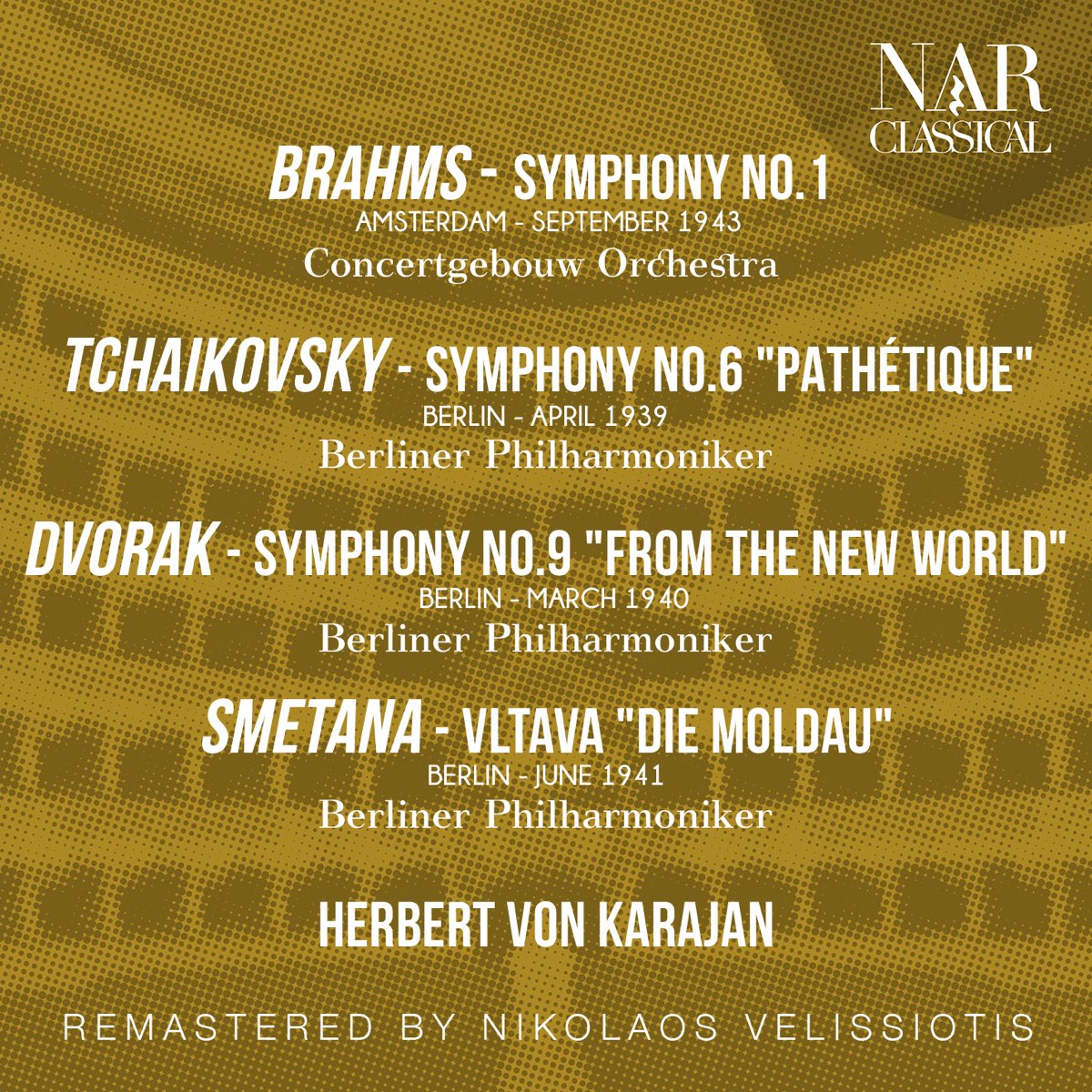 ‎BRAHMS: SYMPHONY No.1 - TCHAIKOVSKY: SYMPHONY No.6 "PATHÉTIQUE ...