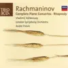 Rachmaninov: Complete Piano Concertos, Rhapsody On a Theme of Paganini album lyrics, reviews, download