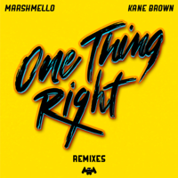 Marshmello & Kane Brown - One Thing Right (Remixes) - EP artwork