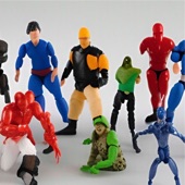 Action Figures Fighting artwork