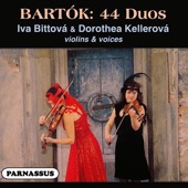 Bartók: 44 Duets for Two Violins - Bittová, Kellerová artwork