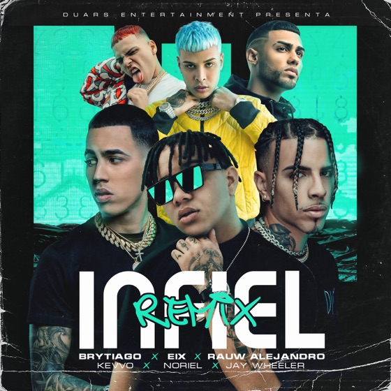 Cover artwork for Infiel (feat. KEVVO, Brytiago & Jay Wheeler)