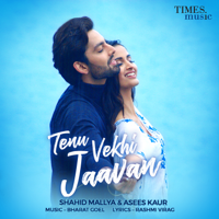 Shahid Mallya & Asees Kaur - Tenu Vekhi Jaavan - Single artwork