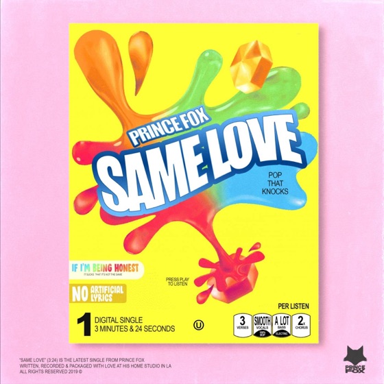 Cover artwork for Same Love