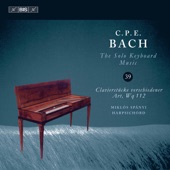 C.P.E. Bach: The Solo Keyboard Music, Vol. 39 artwork